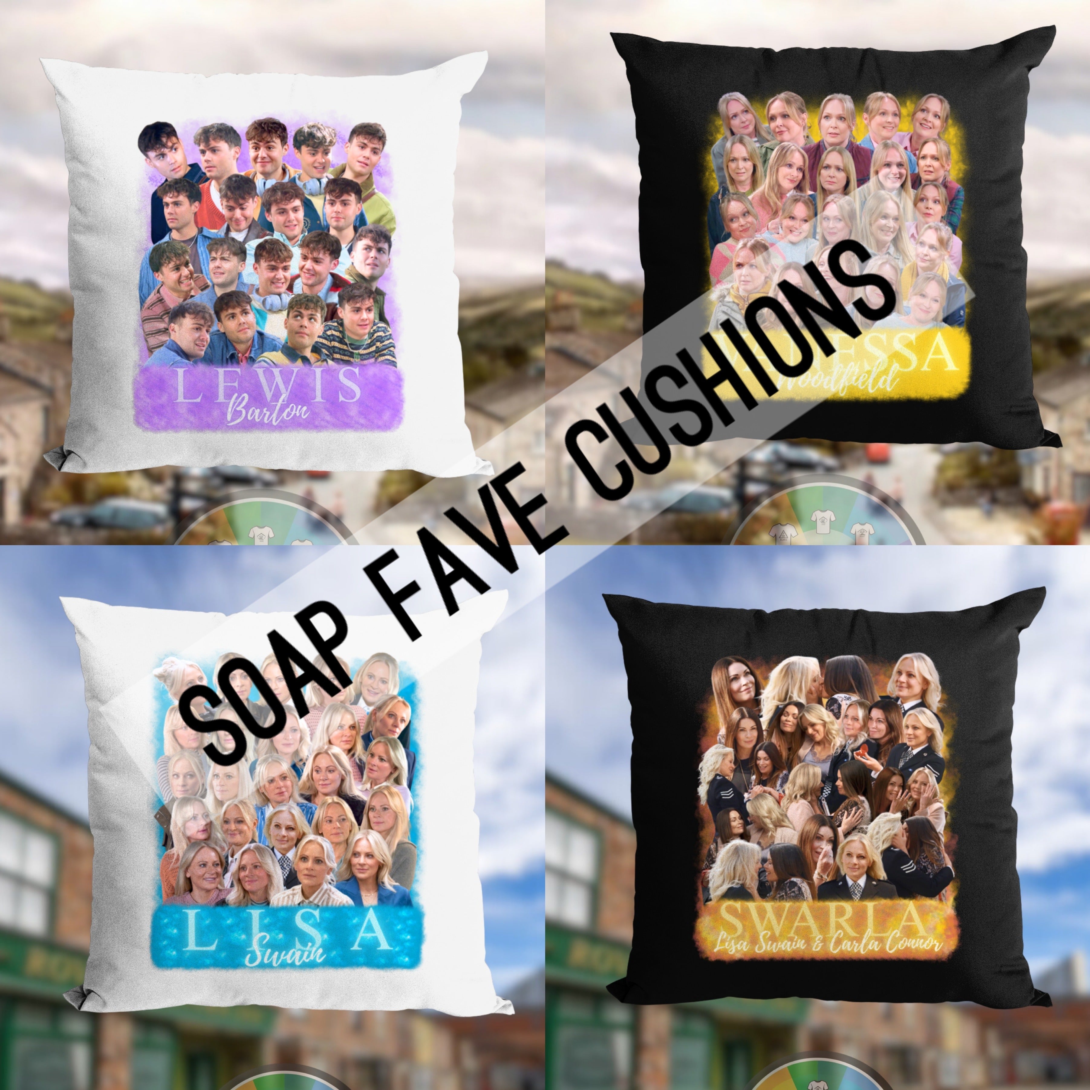 Soap Fave Cushions