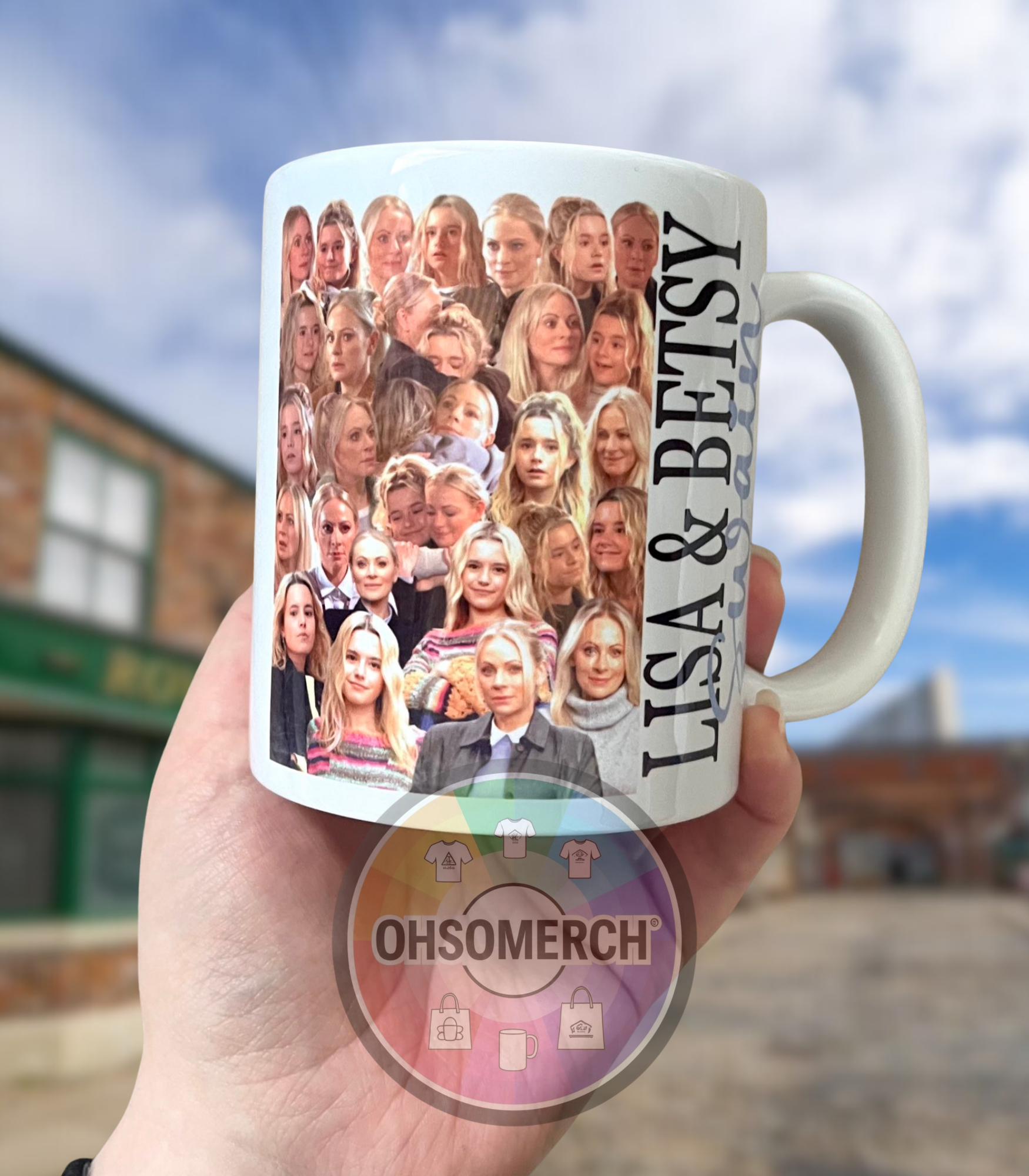Lisa & Betsy Swain Mug (Corrie)
