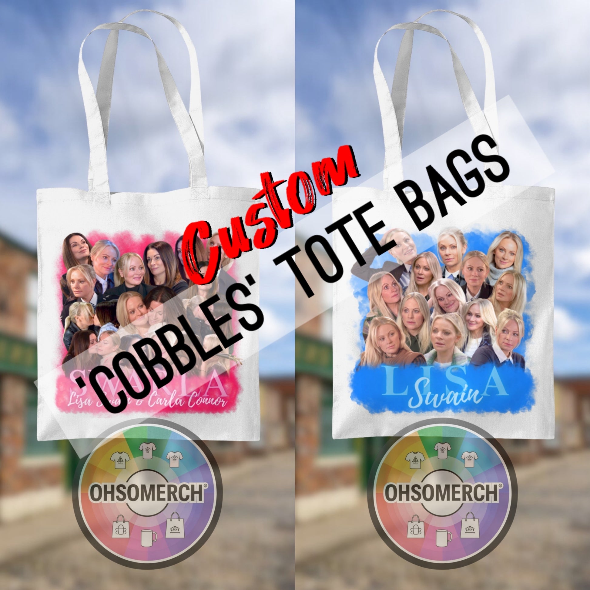 ‘Cobbles’ Tote Bag (CUSTOM)