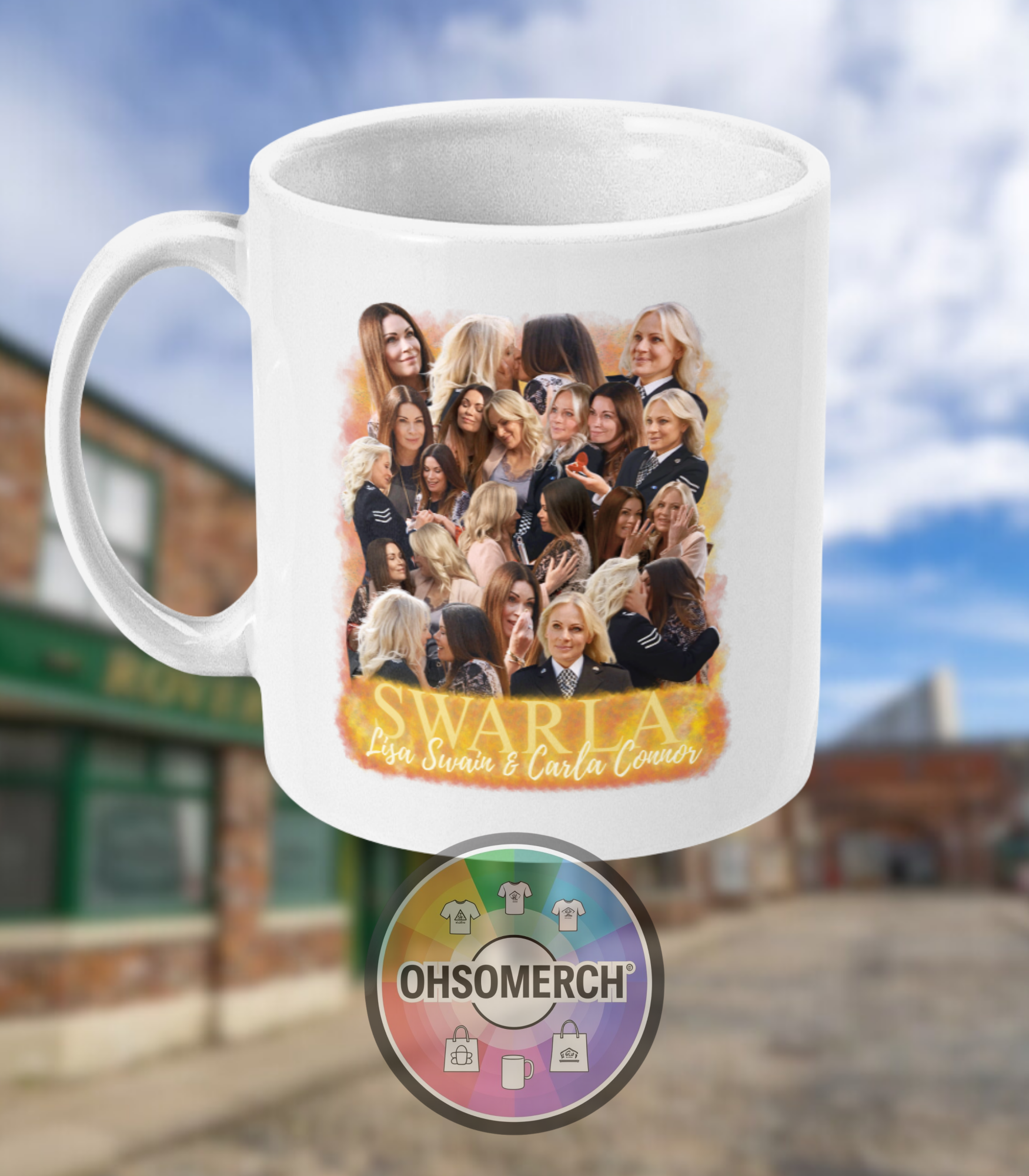SWARLA Engagement - Lisa Swain & Carla Connor Mug (Corrie)