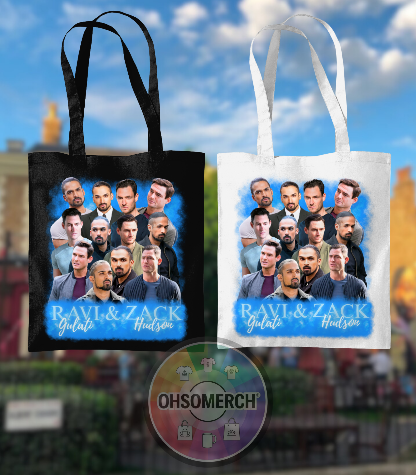 Ravi Gulati & Zach Hudson Tote Bag