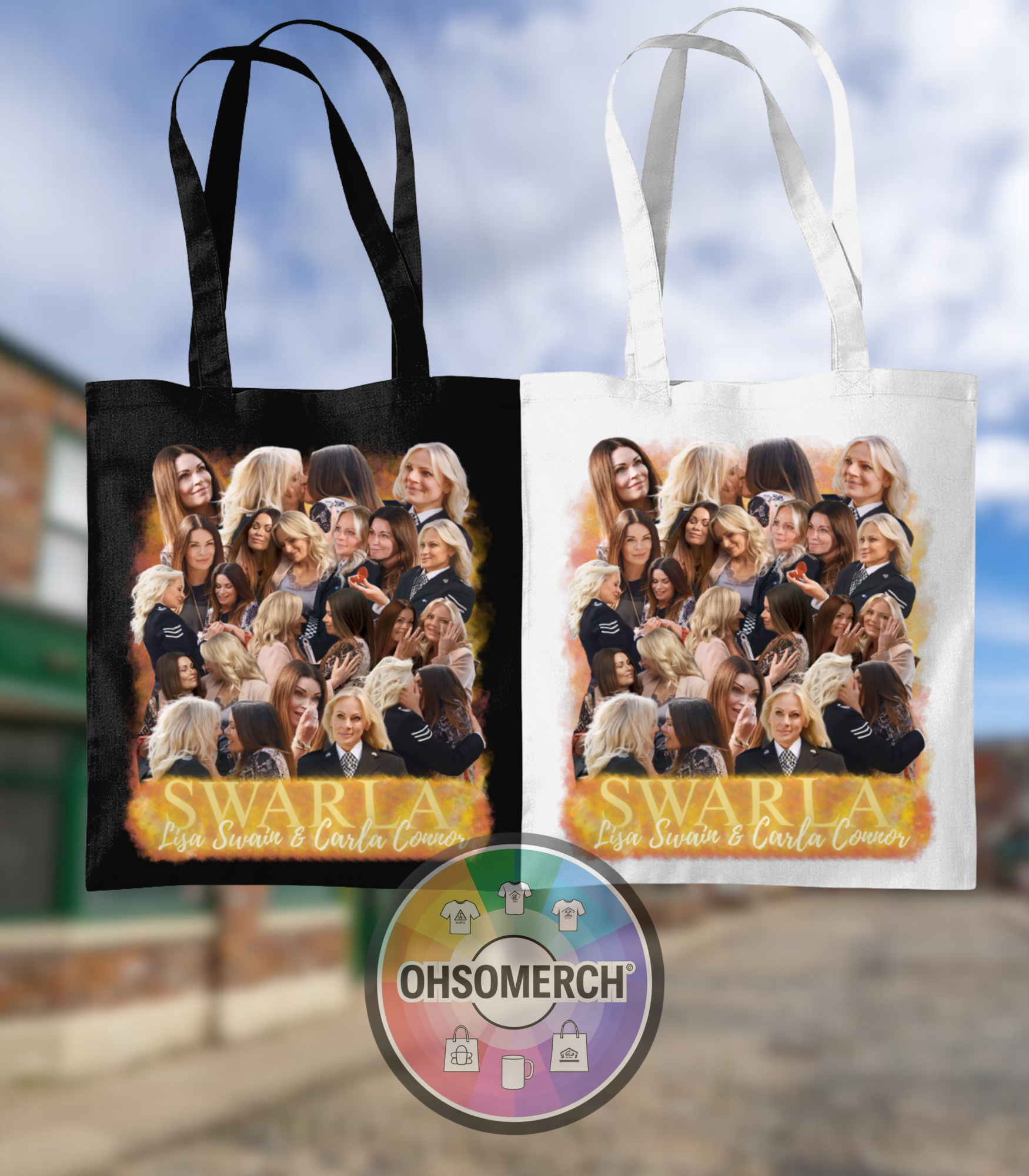 SWARLA engagement (Lisa Swain & Carla Connor) Tote Bag