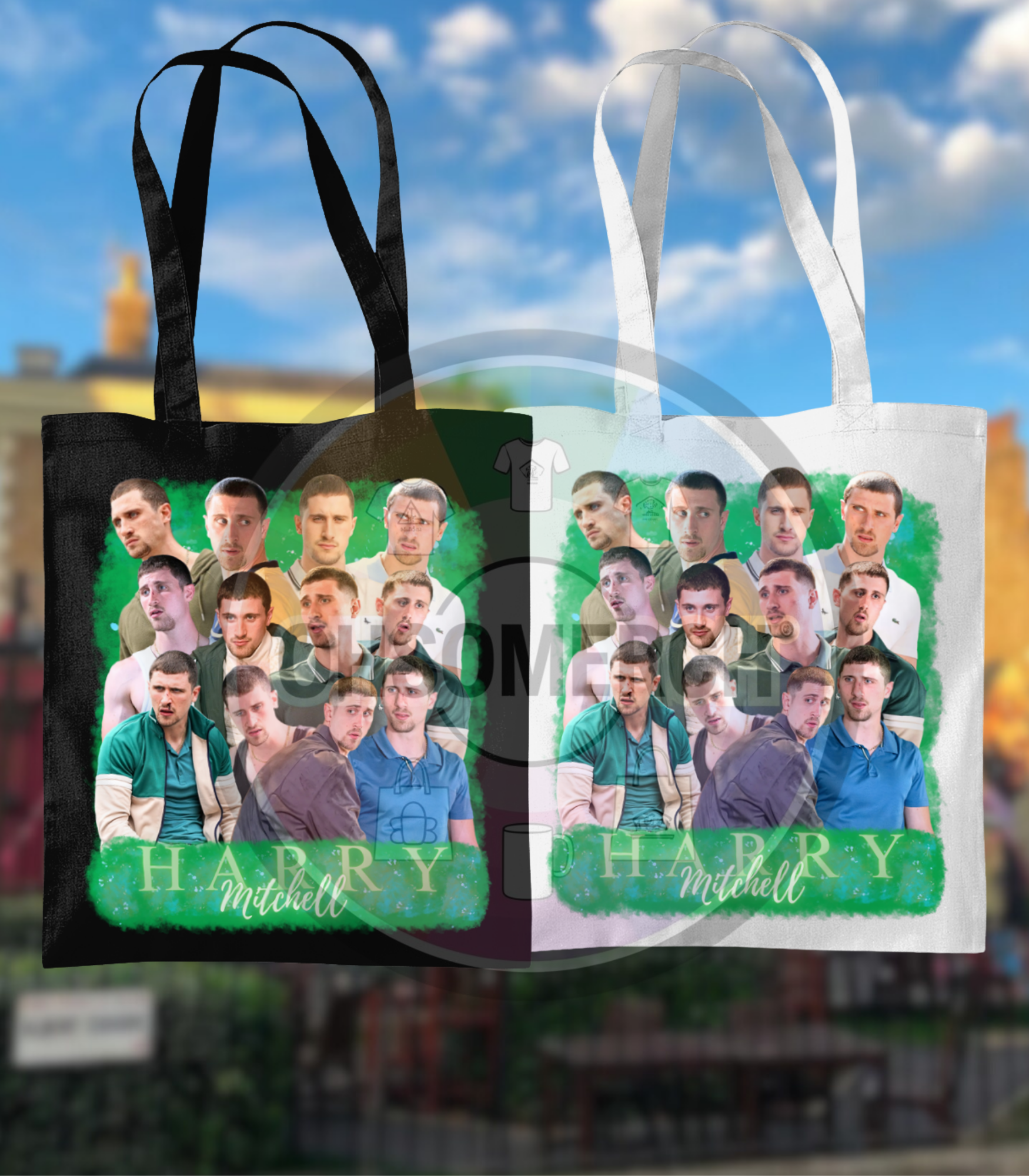 Harry Mitchell Tote Bag