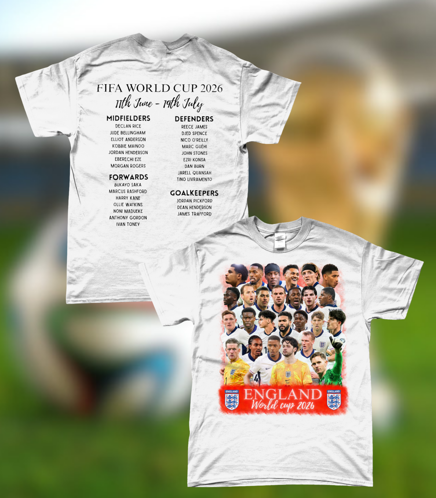 Team England World Cup T-Shirt